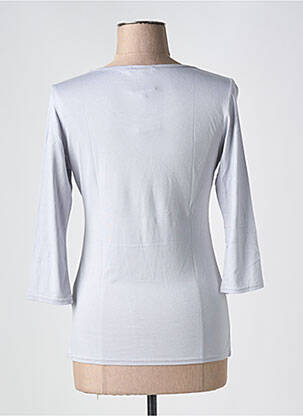 Tricou mâneci 3/4 mâneci 3/4 gri VANGO femeie