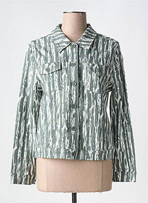 Jachete casual buzunare verde ÉTYMOLOGIE femeie
