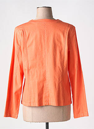 Jachete casual buzunare portocalie SIGNATURE femeie