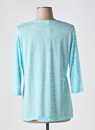 Tricou mâneci 3/4 mâneci 3/4 albastru THOMAS RABE femeie