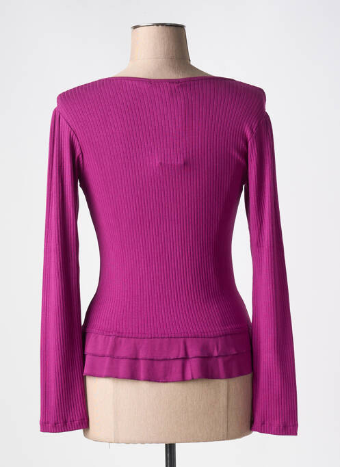 Vestă cu mâneci lungi violet MALOKA femeie