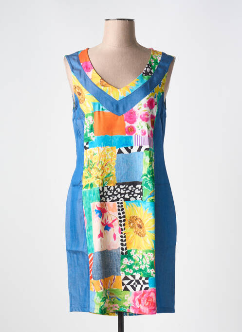 Rochie scurtă albastru MALOKA femeie