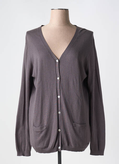 Vestă cu mâneci lungi gri FELINO femeie