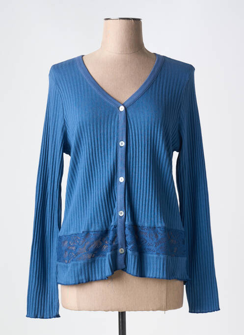 Vestă cu mâneci lungi albastru MALOKA femeie