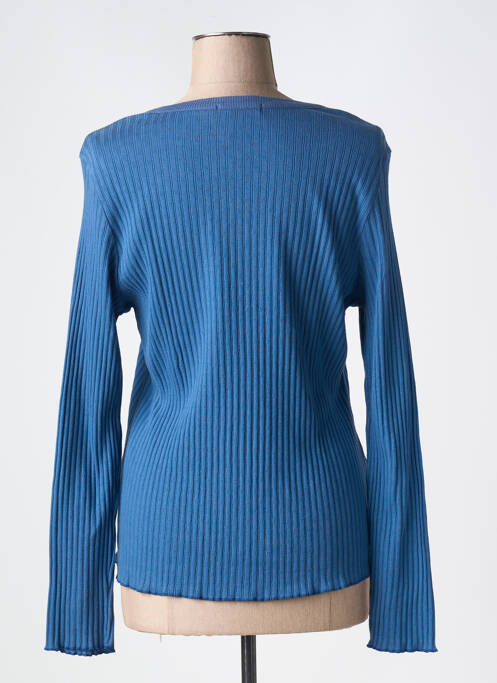 Vestă cu mâneci lungi albastru MALOKA femeie