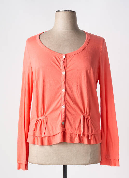 Vestă cu mâneci lungi portocaliu MALOKA femeie