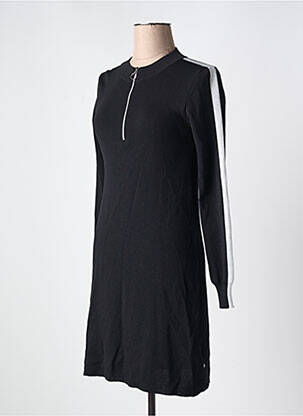 Rochie midi mâneci lungi mâneci lungi negru I.CODE (By IKKS) femeie