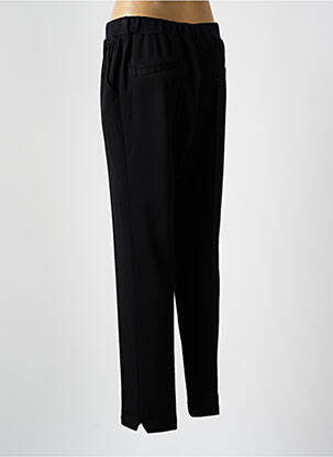 Pantalon slim talie elastică mărime normală negru SKFK femeie