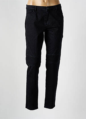 Pantalon slim țesătură poplin mărime normală negru ONE STEP femeie