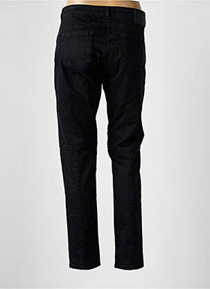 Pantalon slim țesătură poplin mărime normală negru ONE STEP femeie