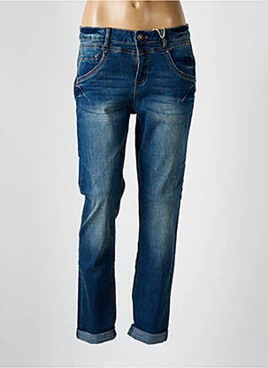 Blugi cu croială slim albastru CREAM femeie