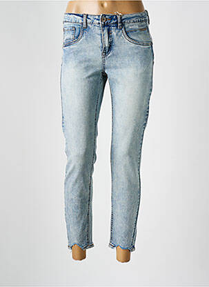 Blugi cu croială slim albastru CREAM femeie