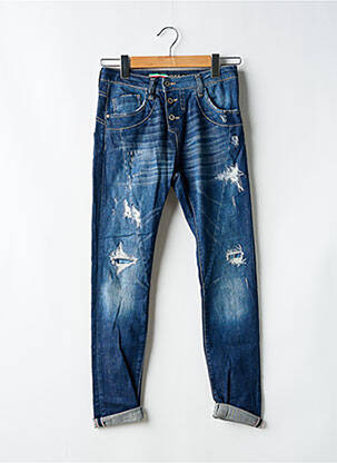 Blugi cu croială slim albastru PLEASE femeie