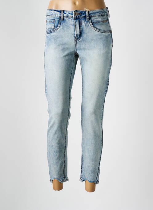 Blugi cu croială slim albastru CREAM femeie