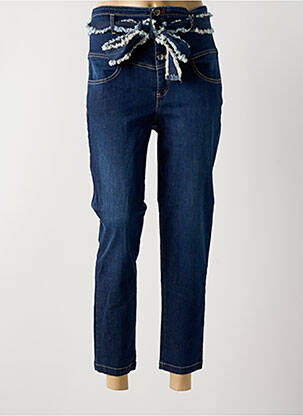 Blugi cu croială slim albastru TEMPERATURA femeie