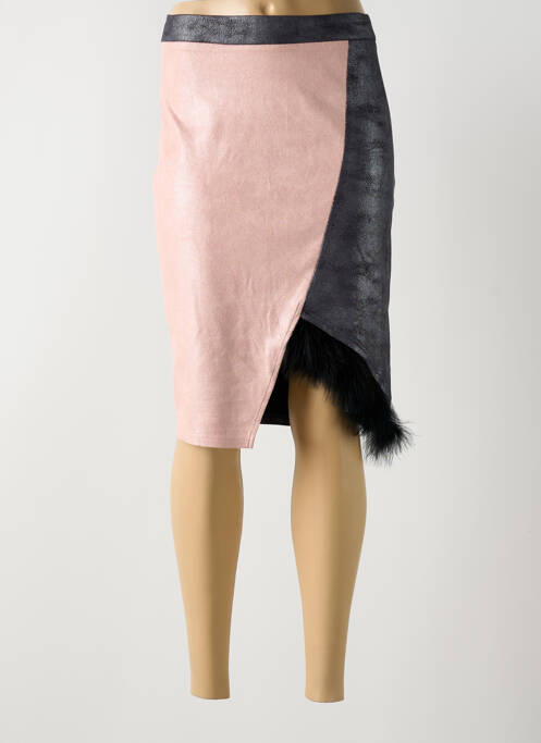 Fustă midi roz SMASH WEAR femeie