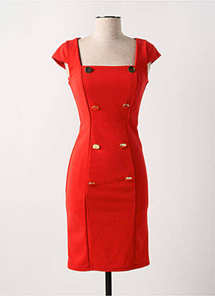 Rochie midi portocaliu RINASCIMENTO femeie