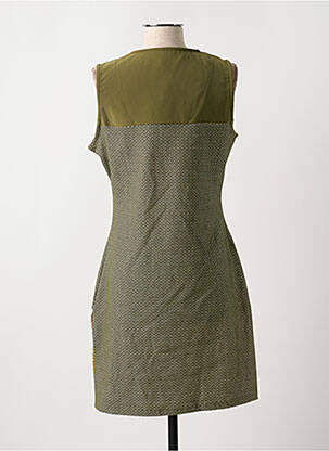 Rochie scurtă fără mâneci fără mâneci verde SMASH! femeie