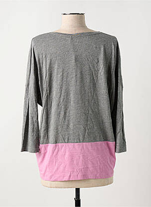 Top guler rotund mâneci lungi gri CECIL femeie
