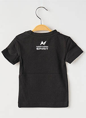 Tricou elasticitate mâneci scurte negru NORTHERN SPIRIT băiat