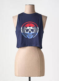 Top țesătură jersey fără mâneci albastru NORTHERN SPIRIT femme
