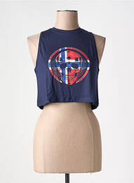 Top țesătură jersey fără mâneci albastru NORTHERN SPIRIT femme