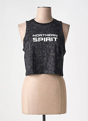 Top țesătură jersey fără mâneci negru NORTHERN SPIRIT femeie