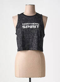 Top țesătură jersey fără mâneci negru NORTHERN SPIRIT femeie