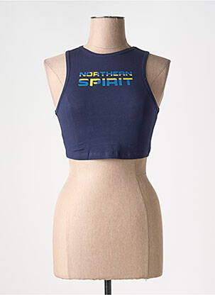 Top țesătură jersey fără mâneci albastru NORTHERN SPIRIT femeie