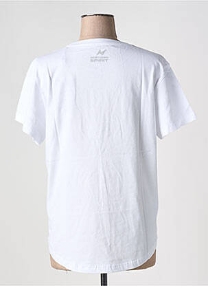 Tricou croială dreaptă mâneci scurte alb NORTHERN SPIRIT femeie