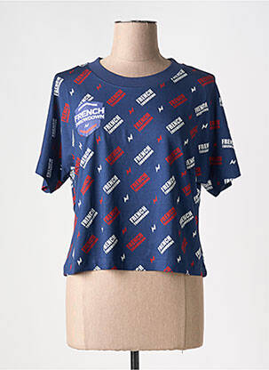 Tricou imprimeu fantezie mâneci scurte albastru NORTHERN SPIRIT femeie