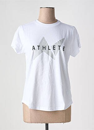 Tricou serigrafie mâneci scurte alb NORTHERN SPIRIT femeie