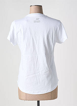 Tricou serigrafie mâneci scurte alb NORTHERN SPIRIT femeie