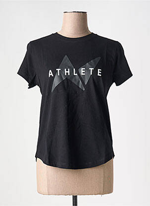 Tricou serigrafie mâneci scurte negru NORTHERN SPIRIT femeie