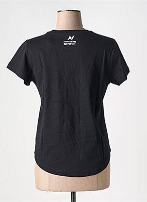 Tricou serigrafie mâneci scurte negru NORTHERN SPIRIT femeie