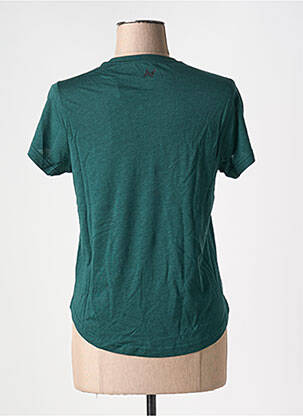 Tricou serigrafie mâneci scurte verde NORTHERN SPIRIT femeie