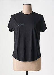 Tricou serigrafie mâneci scurte negru NORTHERN SPIRIT femme