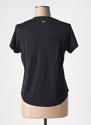 Tricou serigrafie mâneci scurte negru NORTHERN SPIRIT femeie