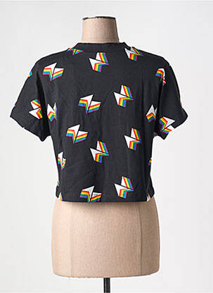 Tricou imprimeu fantezie mâneci scurte negru NORTHERN SPIRIT femeie