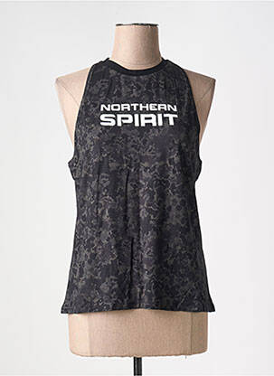Maiou serigrafie fără mâneci negru NORTHERN SPIRIT femeie
