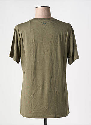 Tricou serigrafie mâneci scurte verde NORTHERN SPIRIT femeie