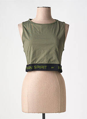 Top țesătură jersey fără mâneci verde NORTHERN SPIRIT femeie