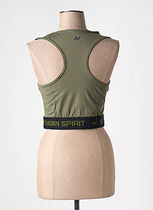 Top țesătură jersey fără mâneci verde NORTHERN SPIRIT femeie