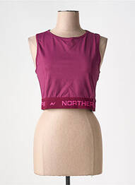 Top țesătură jersey fără mâneci violet NORTHERN SPIRIT femme
