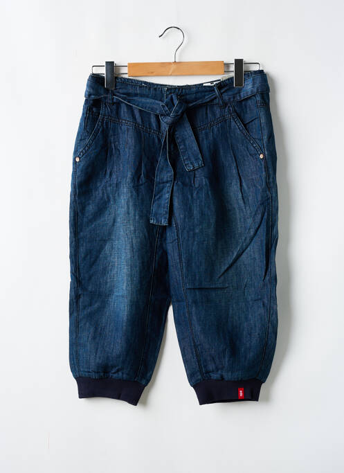 Pantalon trei sferturi albastru EDC BY ESPRIT femeie