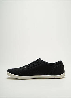 Adidași vârf rotund toc plat până la 3 cm negru SKECHERS femeie