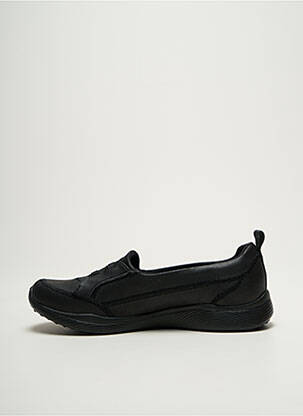 Adidași vârf rotund toc plat până la 3 cm negru SKECHERS femeie