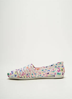 Espadrile toc plat până la 3 cm alb SKECHERS femeie