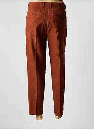 Pantalon 7/8 închidere cu fermoar sub clapetă cu cârlig maro COMPTOIR DES COTONNIERS femeie