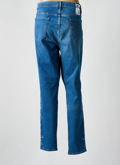 Blugi cu croială dreaptă albastru LEVIS femeie